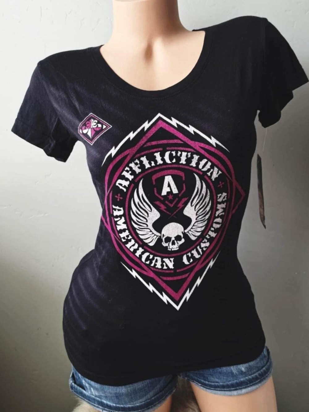 2000s y2k Affliction grunge shirt